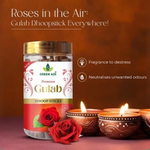 Green Air Dhoop Stick - Gulab