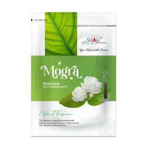 Mogra 20 sticks Gila Dhoop Zipper