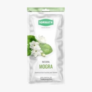 Somnath Natural Mogra Agarbatti (Pure Incense Sticks) 110g | 100% Charcoal Free